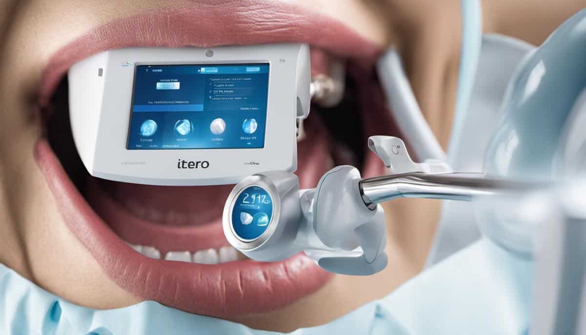 An image of the Itero system showcasing its advanced dental technology
